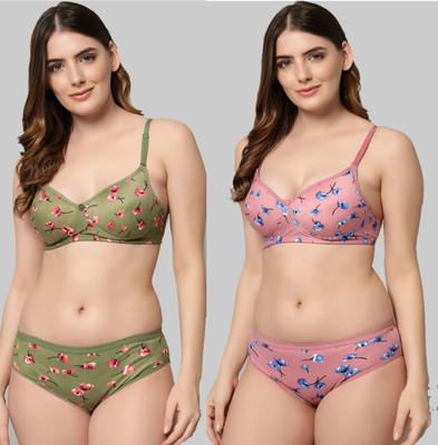 babynbaba Women Push-up Lightly Padded Bra pack of 2 (Multicolor) Women Push-up Lightly Padded Bra(Multicolor)