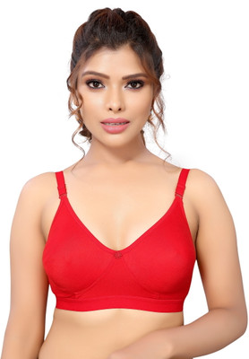 MSENTERPISE Women Full Coverage Lightly Padded Bra(Red)