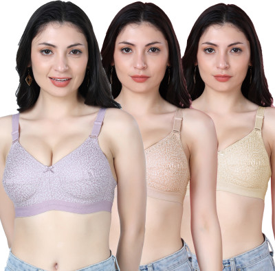 Shyam Sons FLAIR Dipali Women Minimizer Non Padded Bra(Multicolor)