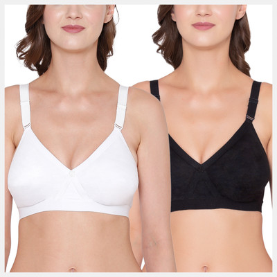 SOUMINIE Souminie Seamless Non Padded Cross-fit Minimiser T-Shirt Bra Women Minimizer Non Padded Bra(Multicolor)