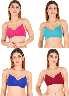 Liigne bra Women Everyday Lightly Padded Bra(Multicolor)