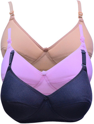 Adi hosieri Women Everyday Lightly Padded Bra(Multicolor)