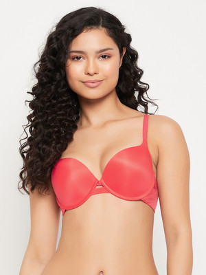 Clovia Women Push-up Lightly Padded Bra(Red)