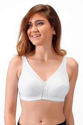 JULIET by Juliet 60884 Women Full Coverage Non Padded Bra(White)