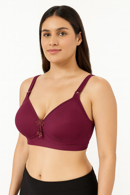 Hpa Women’s Light Padded Full Coverage Bra | Size Adjustable Straps & Self Lining Women Everyday Lightly Padded Bra(Multicolor)