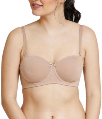 Bewild Women Balconette Lightly Padded Bra(Black)