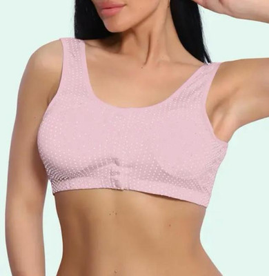 Ruvika BreezyFront Women Maternity/Nursing Lightly Padded Bra(Pink)