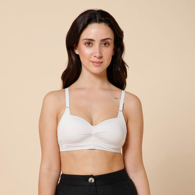 INFINUM Women Push-up Lightly Padded Bra(White)