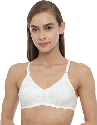 Blossom SAREE BRA Women Full Coverage Non Padded Bra(White)