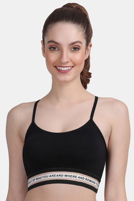 AMOUR SECRET Women Sports Lightly Padded Bra(Black)
