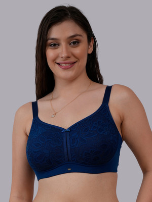 SOIE Women T-Shirt Non Padded Bra(Blue)