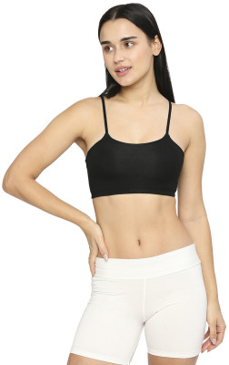 Laasa Sports BRALETTE BRA Women Training/Beginners Non Padded Bra(Black)