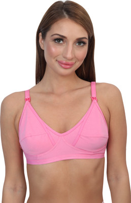 Glamoras MOTHERBRA Women Maternity/Nursing Non Padded Bra(Pink)