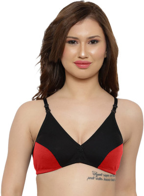Beach Curve Vaish Bra Women Minimizer Non Padded Bra(Red)