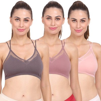 AMOUR SECRET Amour Secret Sports Bra Women Sports Lightly Padded Bra(Multicolor)