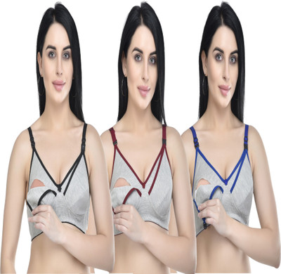FASALVI Women Push-up Non Padded Bra(Black)