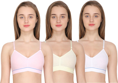 ShopGlobal Women Sports Non Padded Bra(Multicolor)