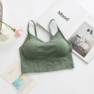 Payal Creation Women Sports Lightly Padded Bra(Green)