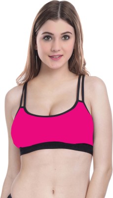 PIBU A-DD Bra Women Minimizer Non Padded Bra(Pink)