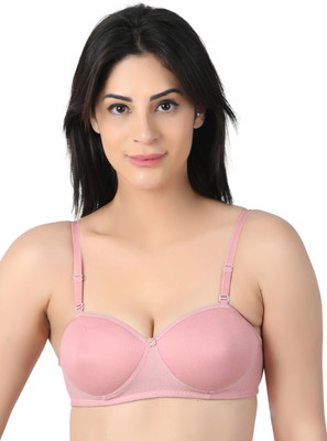 Women Vibes bra for women lightly padded full coverage innerwear for girls shop now Women T-Shirt Lightly Padded Bra(Pink)