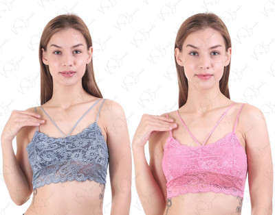 VS Beauti VS Beauti Dream Fit Women's Seamless Strap Padded Bra Women Full Coverage Lightly Padded Bra(Pink)
