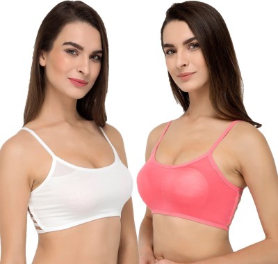 OUTLOOK CREATIVE 6 PATTI Girls T-Shirt Lightly Padded Bra(Multicolor)