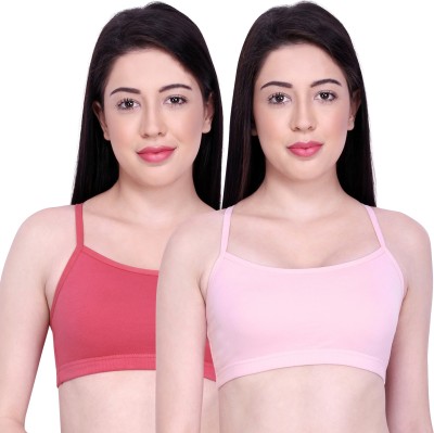 INKURV by INKURV LISA Women Training/Beginners Non Padded Bra(Pink)