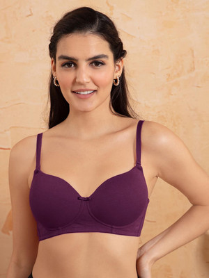 Nakshu 1N2030B Women Push-up Lightly Padded Bra(Purple)