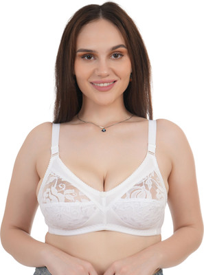 JEAGER Women Full Coverage Non Padded Bra(White)