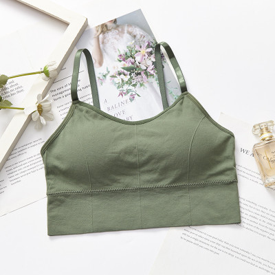 Fashion Tex WOMEN'S LIGHTLY PADDED BRA BT33-65 Women Cami Bra Lightly Padded Bra(Green)