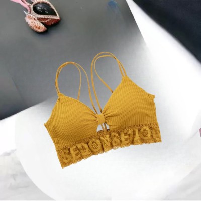 DARKVELLY 8826JAYYUS032 Women Full Coverage Lightly Padded Bra(Yellow)