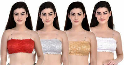 Us Fashion Women Bralette Lightly Padded Bra(Multicolor)