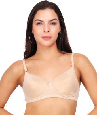 Silkluxuria Women Bralette Heavily Padded Bra(Beige)