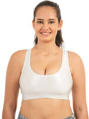 RAHA S.G Lingerie bra for women & girls Women Sports Non Padded Bra(Blue)