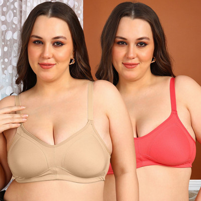 Dressberry Dressberry M-Shape Medium Padded Minimiser Bra Women Minimizer Lightly Padded Bra(Multicolor)
