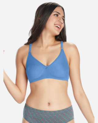 V Star FREYA Women T-Shirt Lightly Padded Bra(Dark Blue)