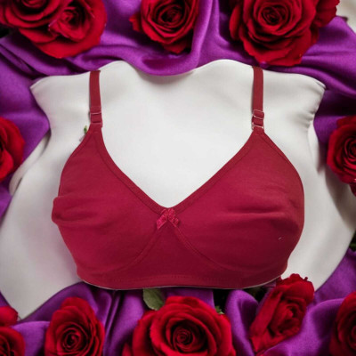 Awaglamm Women Full Coverage Non Padded Bra(Maroon)