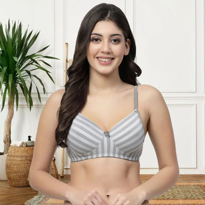 Gloomy Combo Pack of 2 Lycra Cotton Seamless Padded Everyday Bras for Women Women Everyday Heavily Padded Bra(Multicolor)
