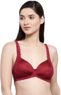 Groversons Paris Beauty Women Everyday Lightly Padded Bra(Maroon)