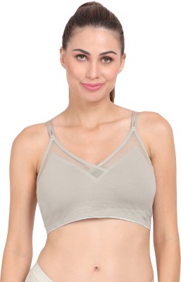 AMOUR SECRET Amour Secret Sports Bra Women Sports Lightly Padded Bra(Grey)