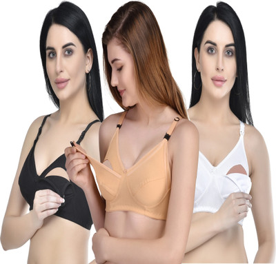 FASALVI Women Push-up Non Padded Bra(Multicolor)