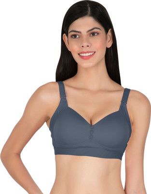 Joomie Joomie Lightly Padded M-Frame Minimiser Plus-SizeBra Women Minimizer Lightly Padded Bra(Grey)