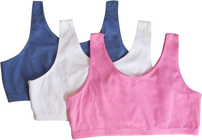 MEEMBOOLI Girls Everyday Non Padded Bra(Multicolor)