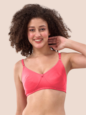Lyra Women T-Shirt Non Padded Bra(Orange)