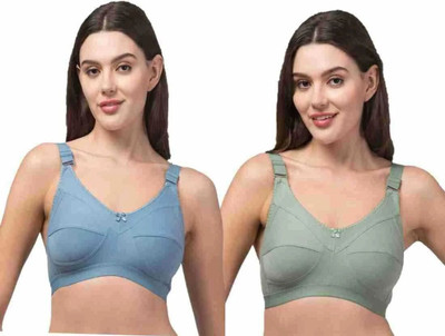 GelxmoNet Women T-Shirt Lightly Padded Bra (Multicolor) Women Full Coverage Non Padded Bra(Multicolor)