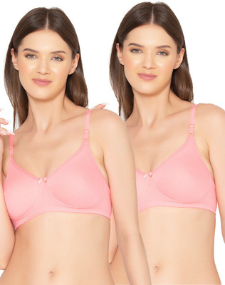 Groversons Paris Beauty Women Full Coverage Non Padded Bra(Red)