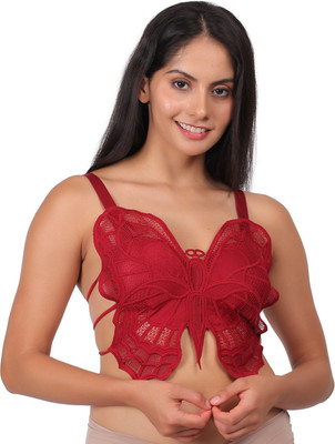 LUISSA Women Everyday Lightly Padded Bra(Red)