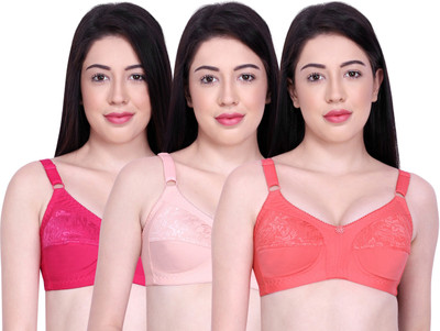 INKURV by INKURV IRIS Women Full Coverage Non Padded Bra(Multicolor)