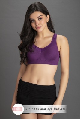 Clovia Women Full Coverage Non Padded Bra(Purple)