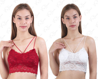 VS Beauti VS Beauti Dream Fit Women's Seamless Strap Padded Bra Women Full Coverage Lightly Padded Bra(Maroon)